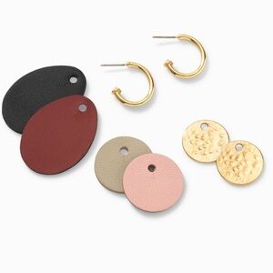 🆕 Stella & Dot Versatile Color Pop Earrings ~ wear multiple ways!